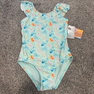 Minnie Mouse One Piece Swimsuit with Ruffled Sleeves